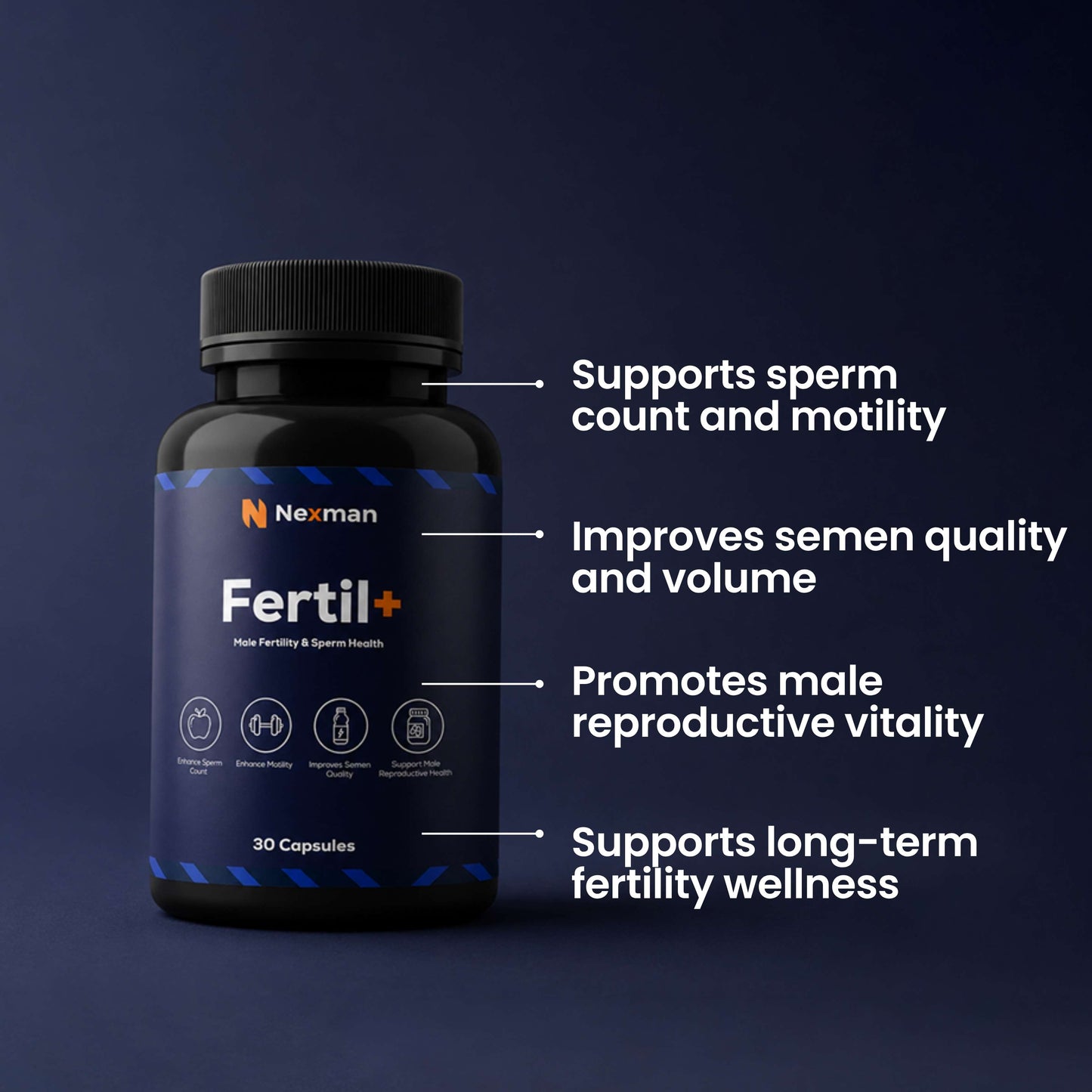 NEXMAN Fertil+ (30 Capsules)