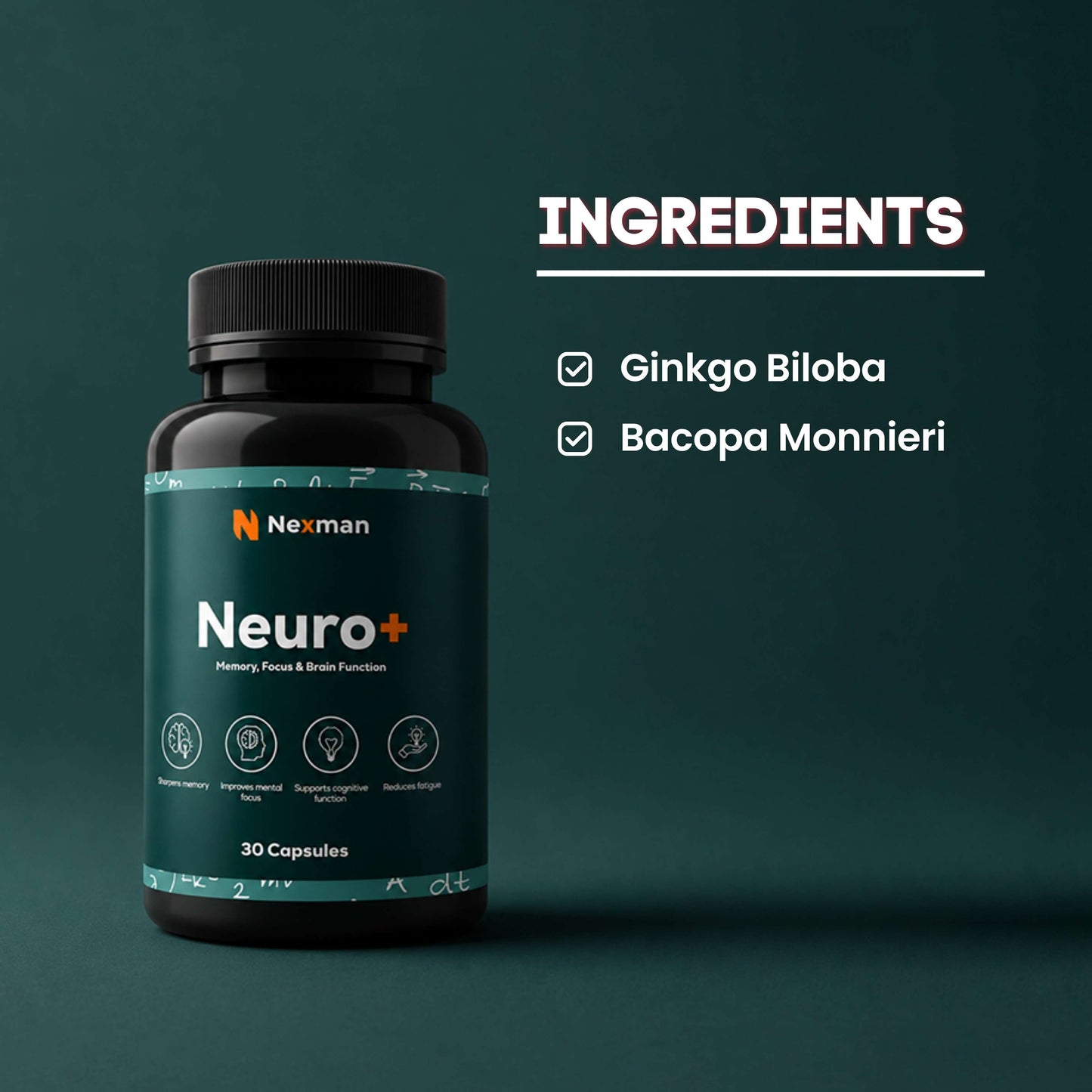 NEXMAN Neuro+ (30 Capsules)