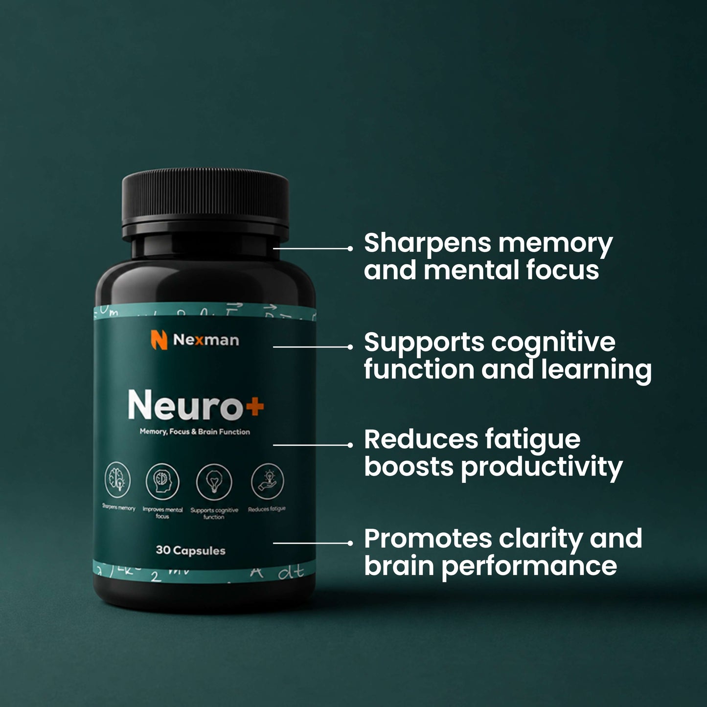 NEXMAN Neuro+ (30 Capsules)