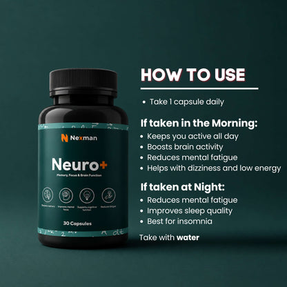 NEXMAN Neuro+ (30 Capsules)